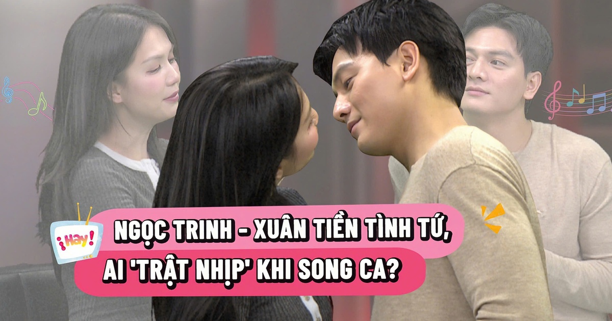 Ngọc Trinh - Lê Xuân Tiền hôn tình tứ, song ca thì trật nhịp