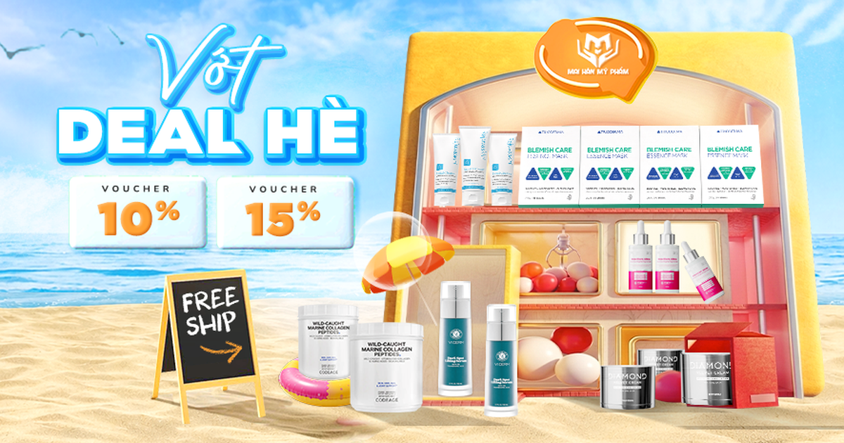 Mai Hân Mỹ Phẩm 'flex' deal tháng 5: Toàn item 'xịn', giảm sâu kèm quà 1,5 triệu đồng
