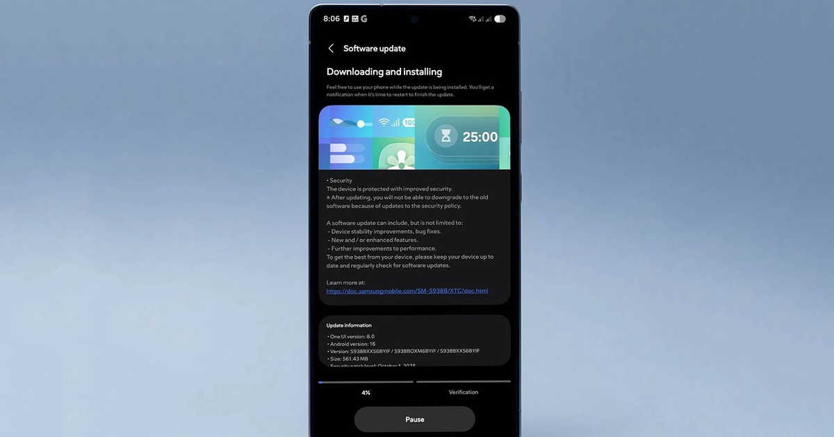 Samsung công bố ngày phát hành One UI 8.5 ra toàn cầu