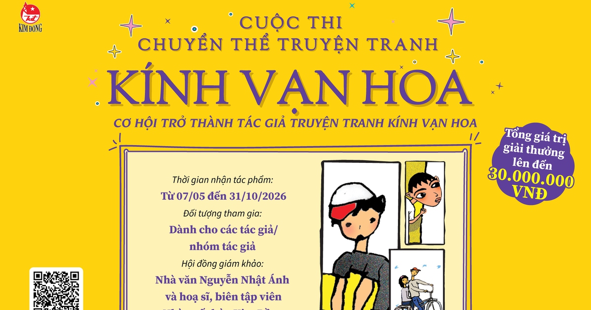 Sắp ra mắt truyện tranh 'Kính vạn hoa' mừng sinh nhật nhà văn Nguyễn Nhật Ánh