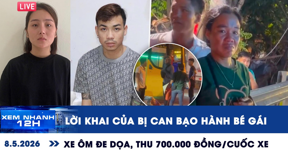 Xem nhanh 12h: Lời khai của bị can bạo hành bé gái | Xe ôm đe dọa, thu 700.000 đồng/cuốc xe