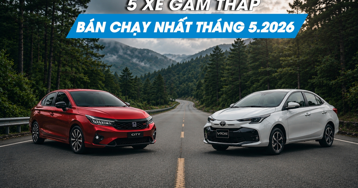 Xe gầm thấp nào bán chạy nhất tháng 5.2026?