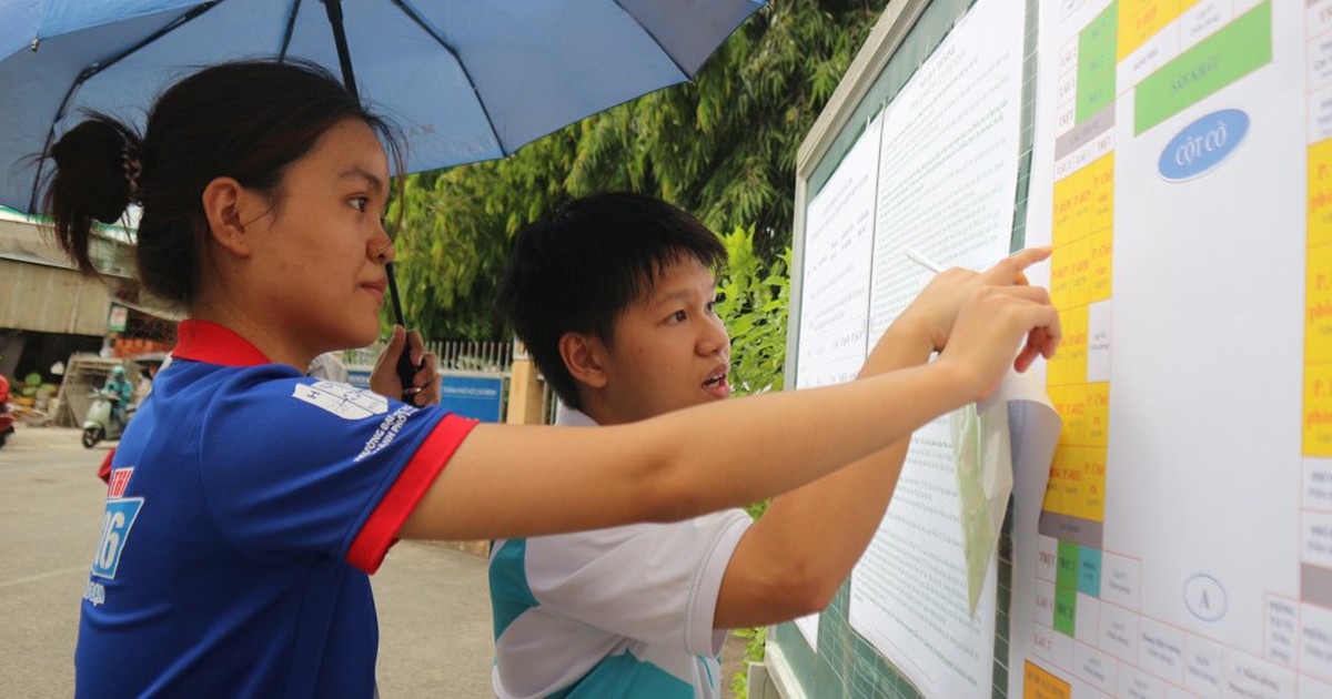Không còn cảnh chen chúc xem phòng thi, thí sinh được hỗ trợ cách này...