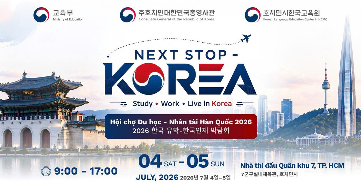 Cơ hội tìm suất du học Hàn Quốc tại hội chợ ở TP.HCM