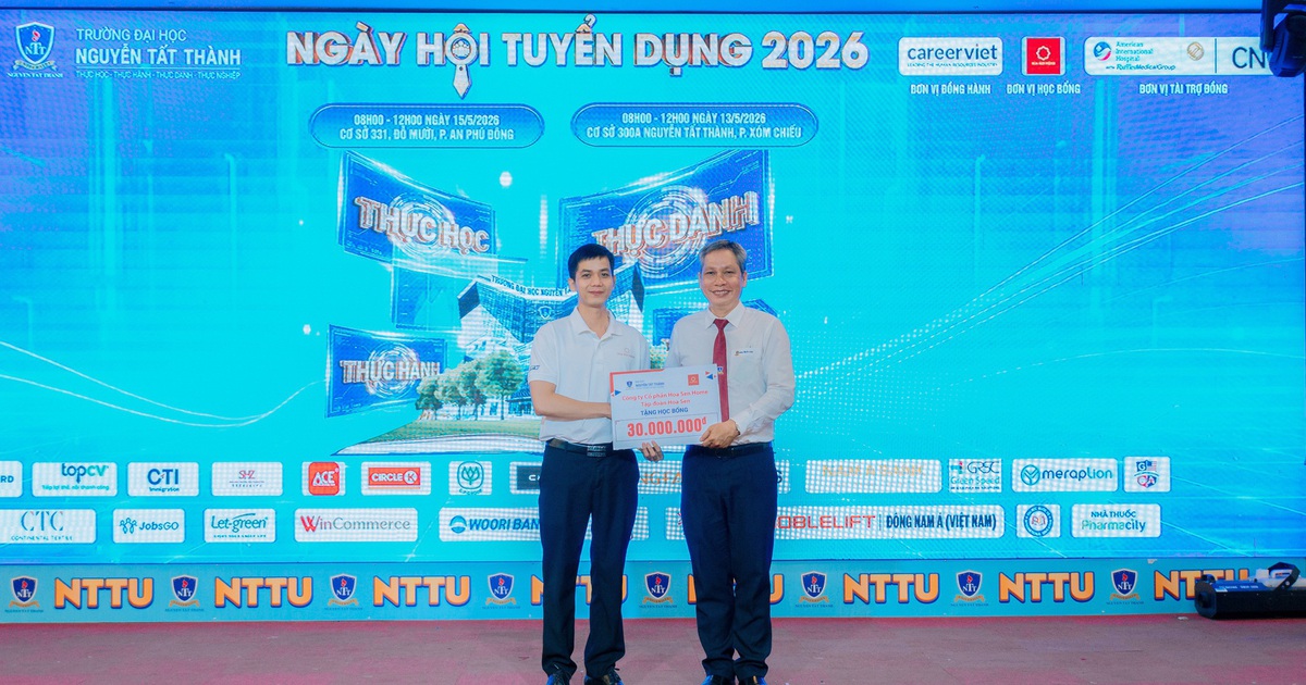 Học bổng: Điểm khởi đầu của hành trình đại học tại Trường ĐH Nguyễn Tất Thành