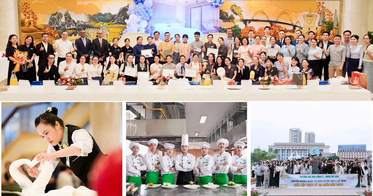 SV Du lịch-Dịch vụ Trường ĐH Đông Á tạo khác biệt bằng trải nghiệm 5 sao