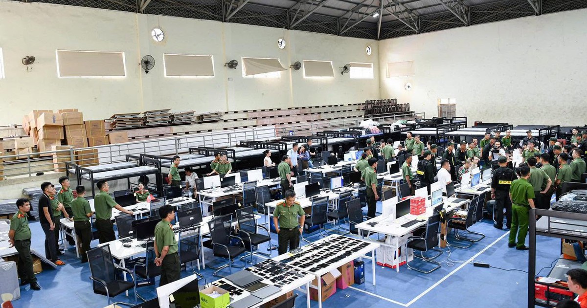 Cận cảnh 'đại bản doanh' của nh&oacute;m lừa đảo 'chuồn' từ Campuchia sang Việt Nam