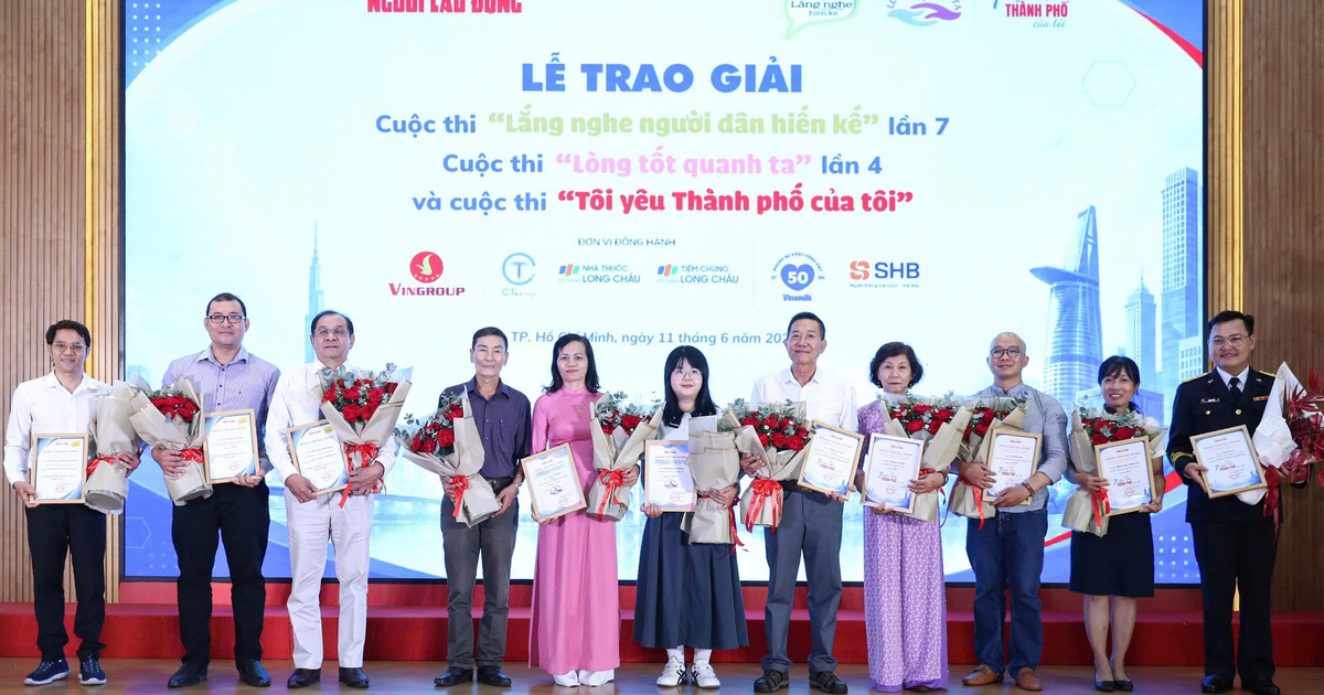 B&aacute;o Người Lao Động trao giải 3 cuộc thi lớn