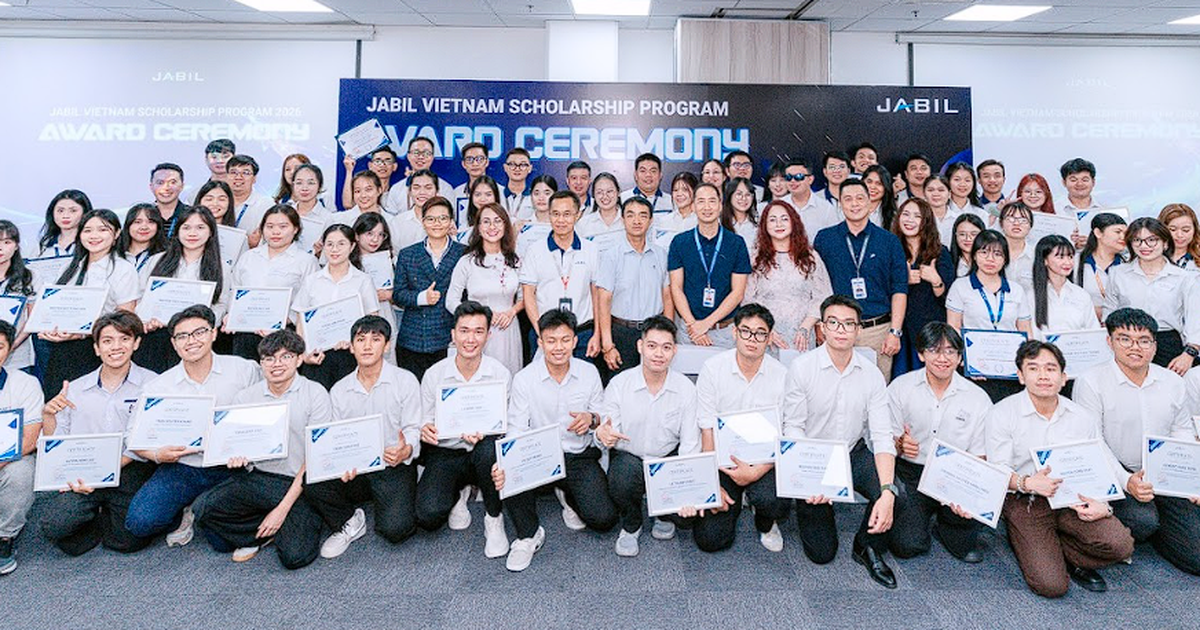 Chương trình học bổng Jabil tại Việt Nam: Thúc đẩy phát triển nguồn nhân lực bền vững