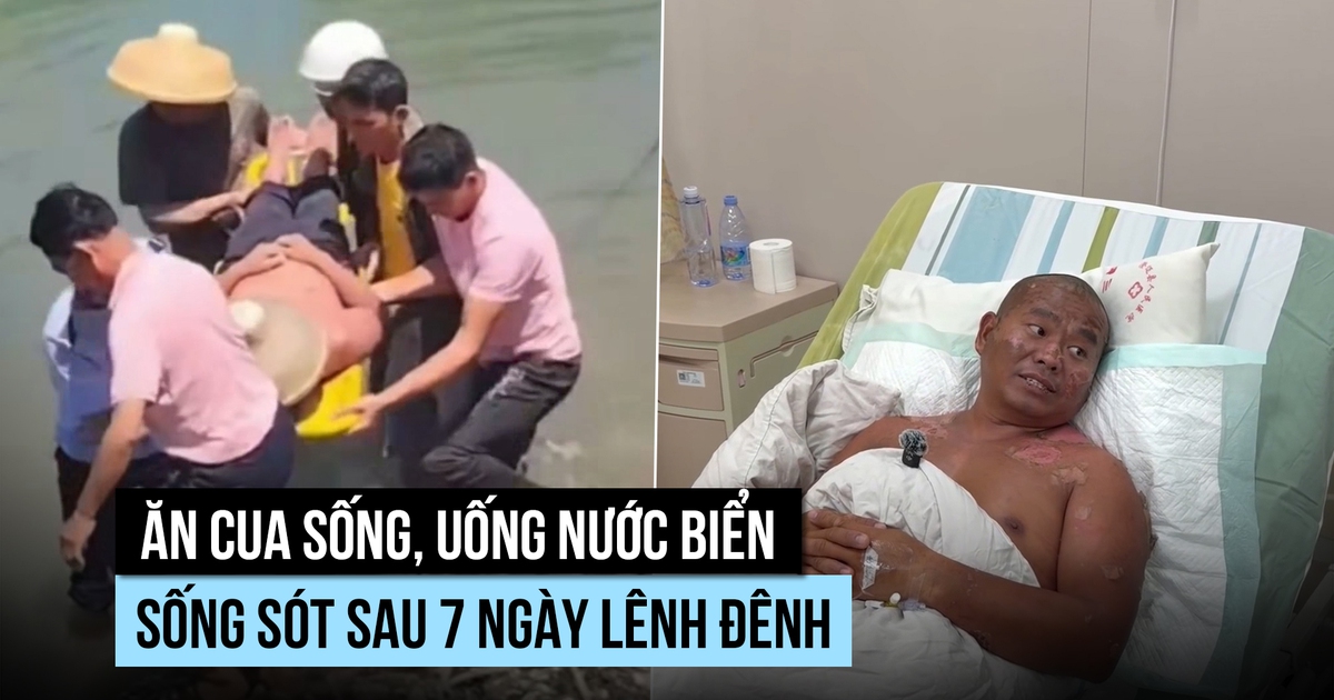 Ăn cua sống, uống nước biển sống sót sau 7 ngày lênh đênh