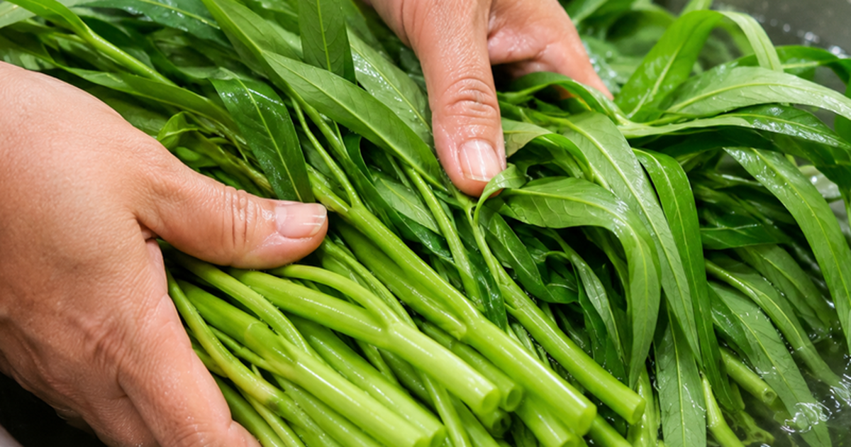 3 lợi ích sức khỏe ít người biết của rau muống