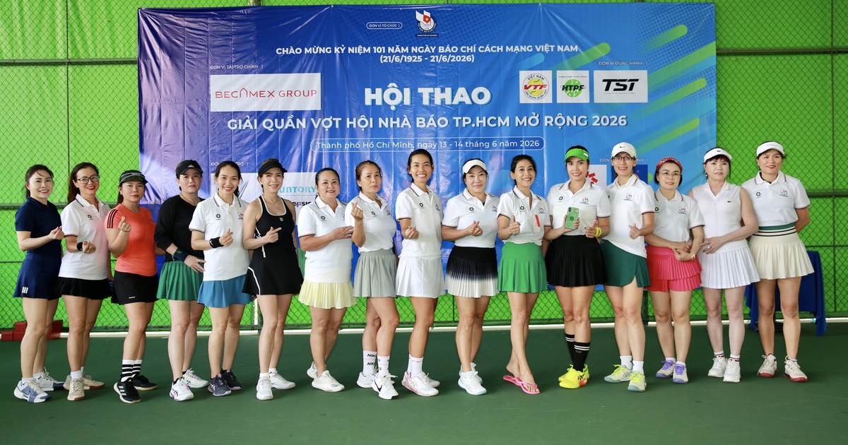Nhiều nhân tố mới mang hào hứng cho giải quần vợt Hội nhà báo TP.HCM 2026
