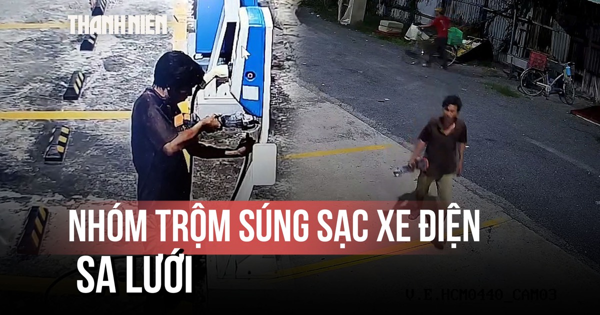 TP.HCM: Bắt nhóm cắt trộm súng sạc xe điện để lấy tiền mua rượu
