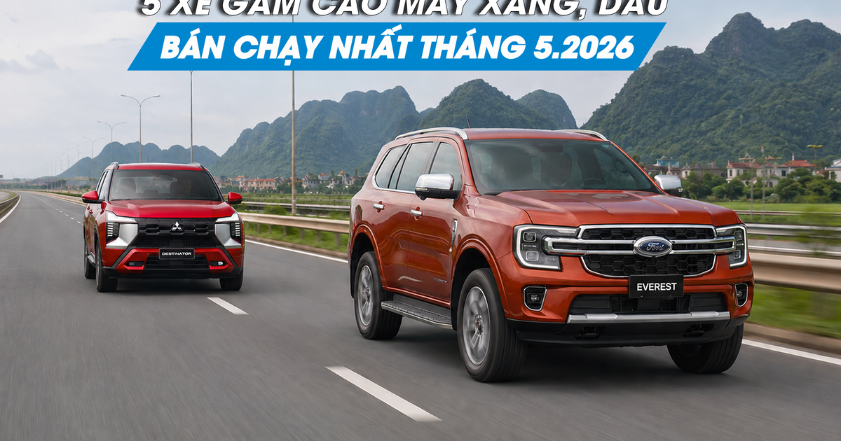 Người Việt ưa chuộng xe gầm cao nào nhất tháng 5.2026?