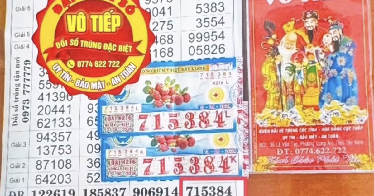 Người đàn ông ở Tây Ninh trúng độc đắc xổ số miền Nam