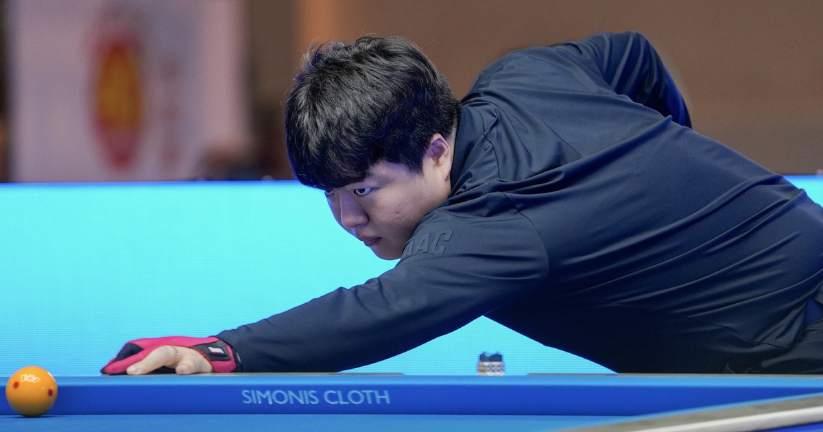 Billiards: Cho Myung-woo tung sê-ri 20, thắng nghẹt thở Dick Jaspers để vô địch World Cup