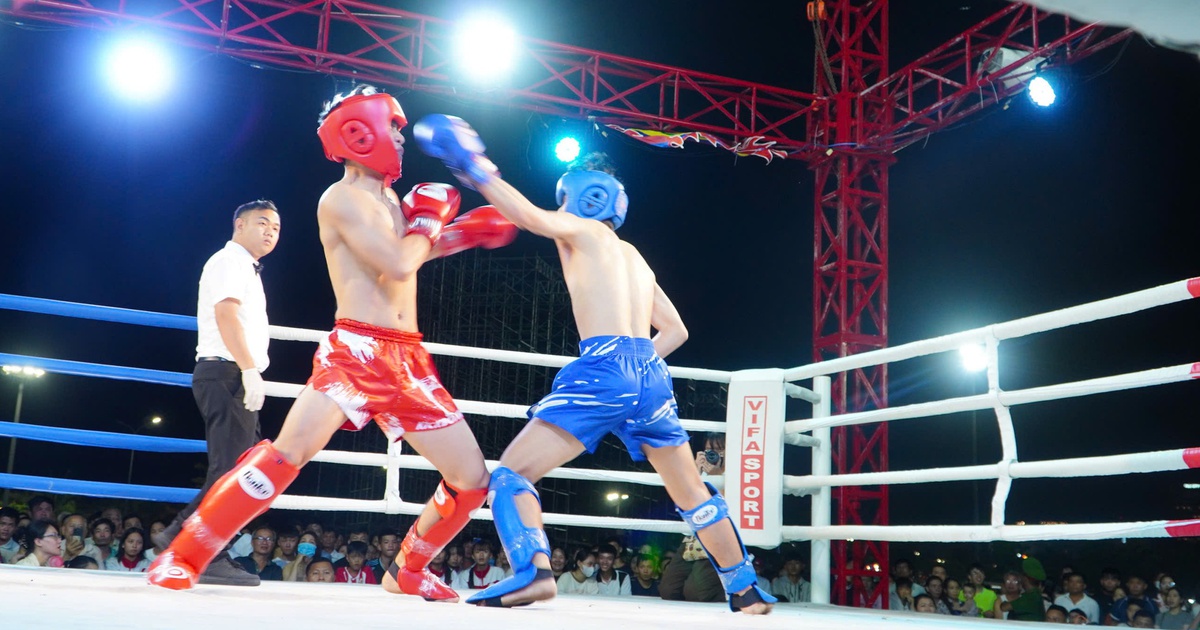 Những màn đối kháng nghẹt thở tại giải kickboxing Gia Lai