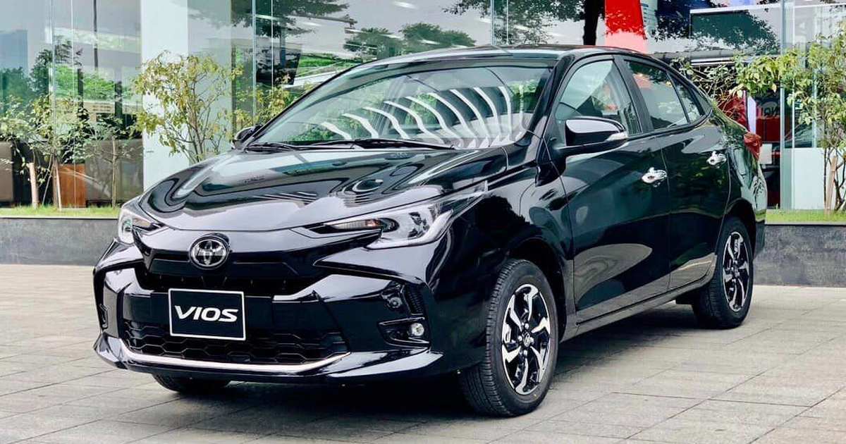 Toyota Vios bán chạy nhất phân khúc sedan hạng B dưới 600 triệu, Honda City vượt Mazda2
