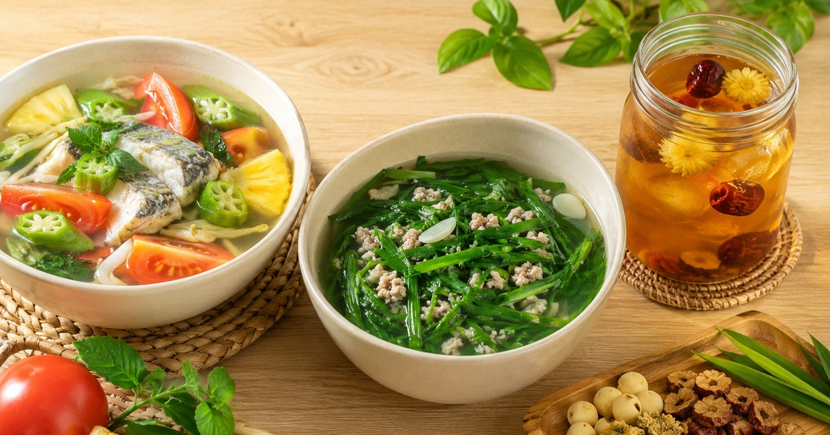"Bẫy giải nhiệt’ mùa nóng: Canh chua, nước mát tưởng tốt nhưng có thể ảnh hưởng huyết áp