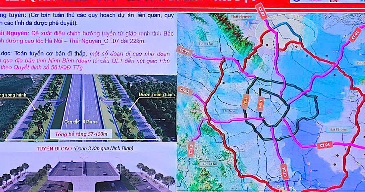 Đường Vành đai 5 - Vùng thủ đô dài 340 km, rộng 6 làn xe