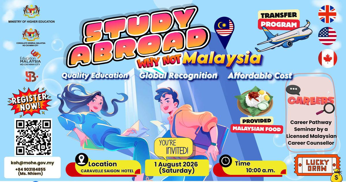 Cơ hội tiếp cận học bổng Malaysia và tư vấn hướng nghiệp quốc tế