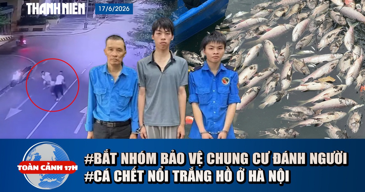 Toàn cảnh 17h: Bắt khẩn cấp nhóm bảo vệ đánh người ở chung cư | Lý do cá chết trắng hồ ở Hà Nội