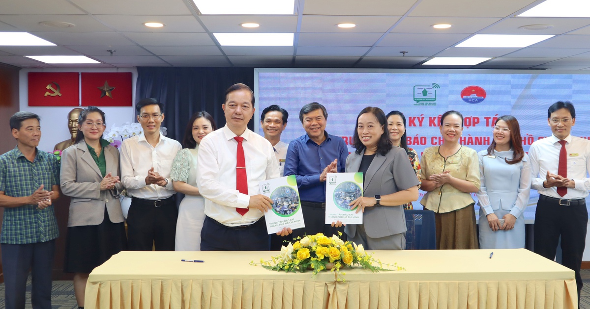 Trung tâm Báo chí TP.HCM và Học viện Cán bộ hợp tác đào tạo, nghiên cứu