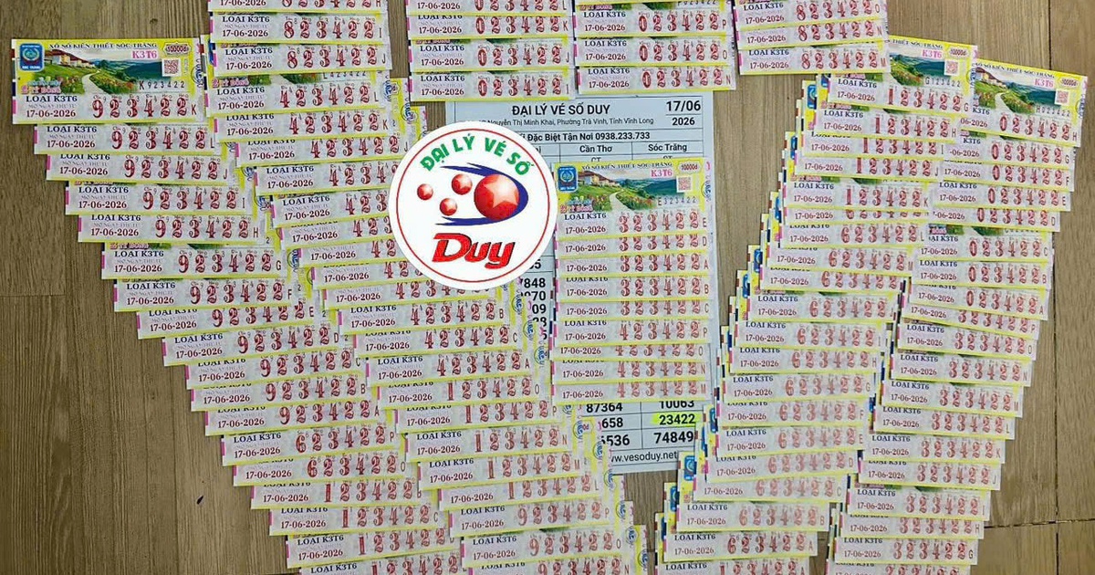 Đại l&yacute; Vĩnh Long đổi thưởng 107 v&eacute; tr&uacute;ng hơn 3,2 tỉ đồng xổ số miền Nam
