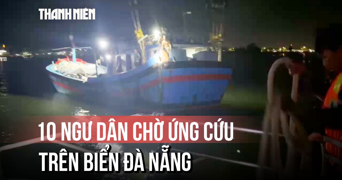Khẩn trương cứu nạn tàu cá gặp sự cố trên vịnh Đà Nẵng
