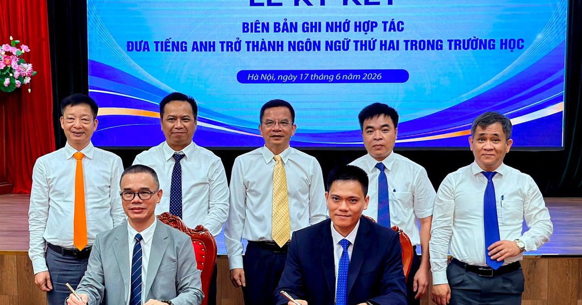 Một xã ký kết với trường ĐH để đưa tiếng Anh thành ngôn ngữ thứ hai