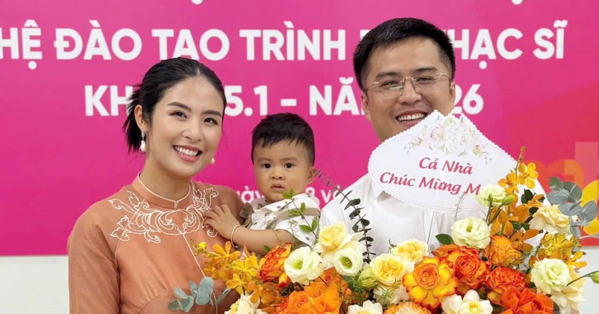 Hoa hậu Ngọc Hân hoàn thành chương trình thạc sĩ ở tuổi 37