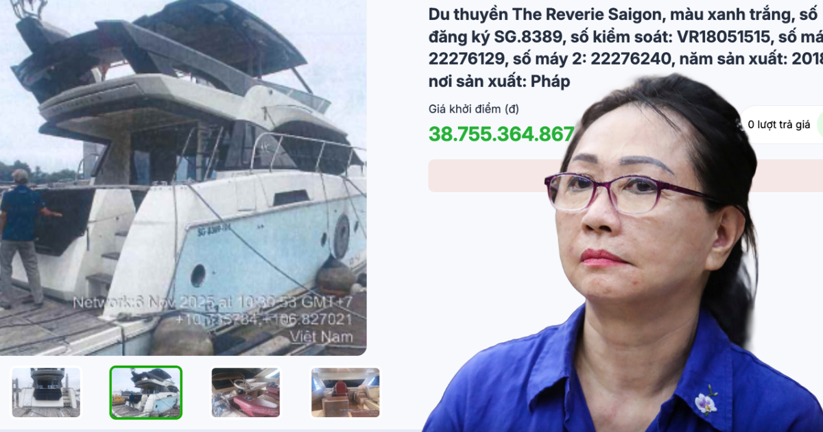 Giảm giá 4 lần, 'siêu' du thuyền 38,7 tỉ của Trương Mỹ Lan vẫn chưa tìm được chủ mới