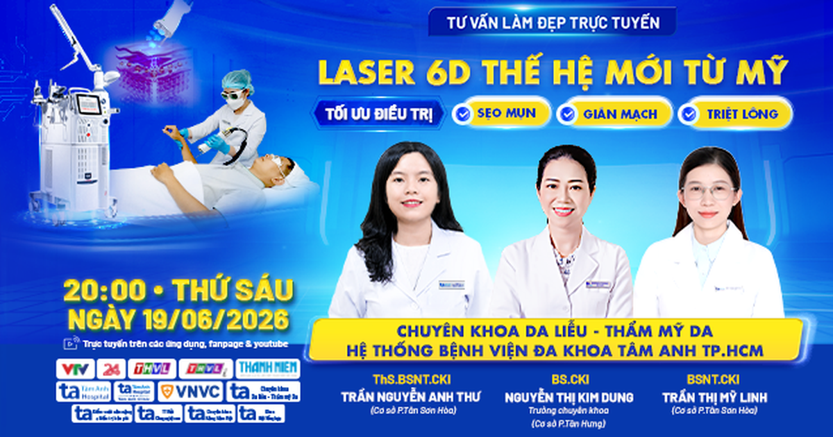 Laser 6D thế hệ mới từ Mỹ: Tối ưu điều trị sẹo mụn, giãn mạch, triệt lông