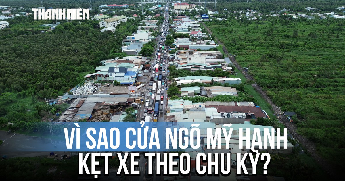 Vì sao cửa ngõ Mỹ Hạnh nối Tây Ninh với TP.HCM kẹt xe theo chu kỳ?