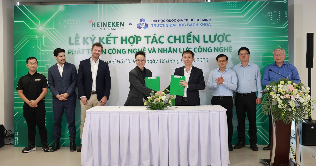 HEINEKEN Việt Nam hợp tác Đại học Bách Khoa TP.HCM phát triển công nghệ và nhân lực