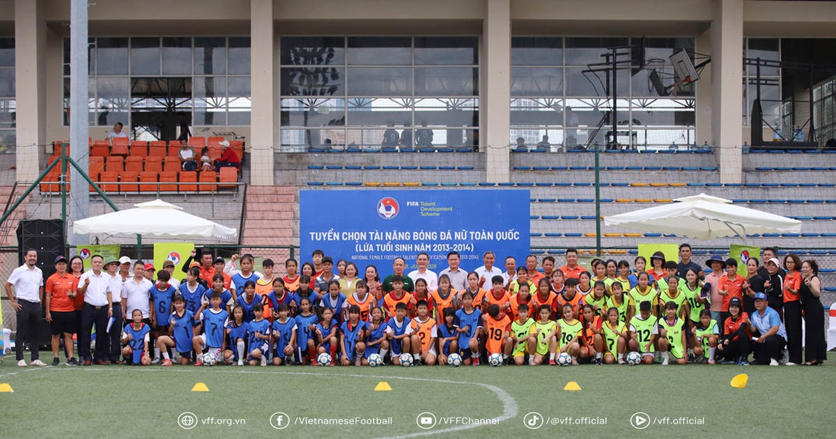VFF khai mạc vòng 2 FIFA-TDS, 55 tài năng nhí bóng đá nữ tranh tài