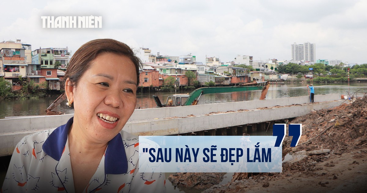 Sau gần 1 năm khởi công, bờ Bắc kênh Đôi đang thay đổi theo cách ít ai ngờ tới