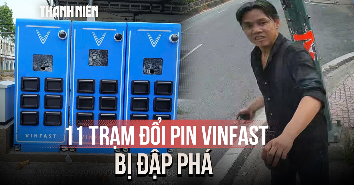Bất ngờ lý do đập phá 11 trạm đổi pin VinFast tại TP.HCM
