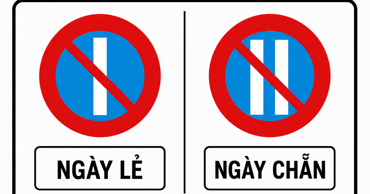 Biển cấm đỗ xe ngày chẵn, ngày lẻ: Chỉ nhầm một ngày có thể bị phạt