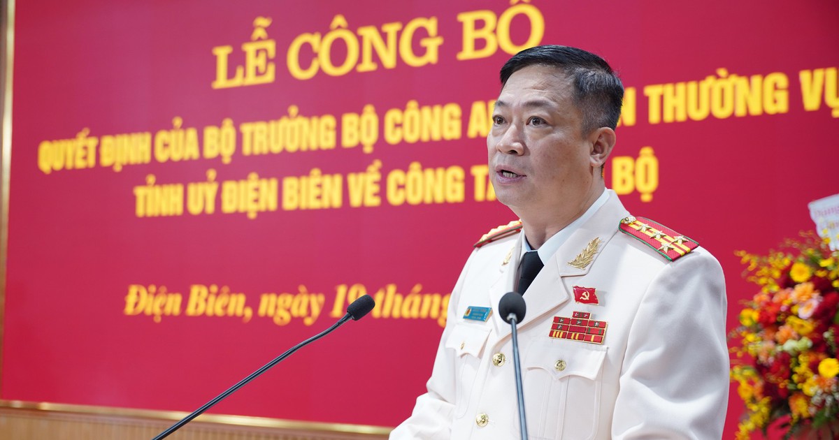 Trưởng ph&ograve;ng C03 Bộ C&ocirc;ng an l&agrave;m Ph&oacute; gi&aacute;m đốc C&ocirc;ng an tỉnh Điện Bi&ecirc;n