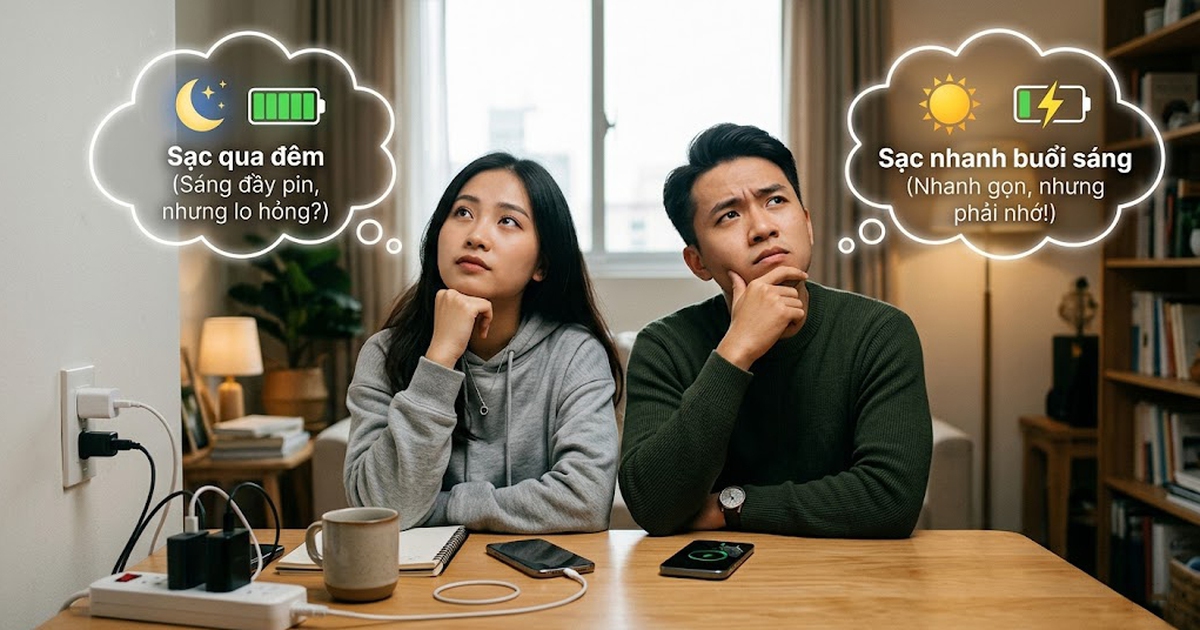 Sạc qua đêm hay sạc nhanh mỗi sáng sẽ tốt cho pin điện thoại?