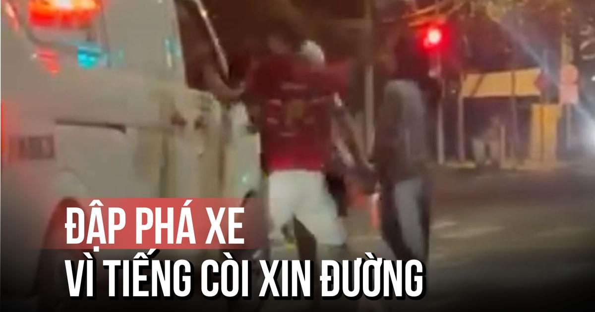 TP.HCM: Chặn đường đập phá xe chỉ vì tiếng còi?
