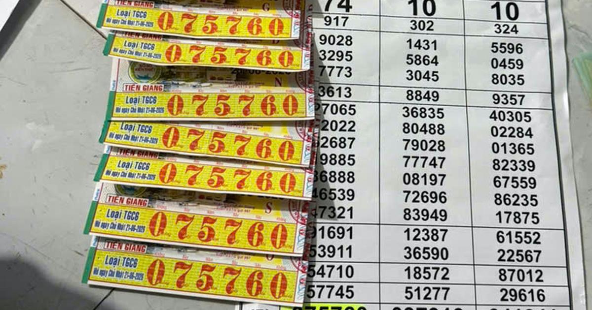 Nhiều người tr&uacute;ng độc đắc xổ số miền Nam đ&agrave;i Tiền Giang, chia nhau 24 tỉ