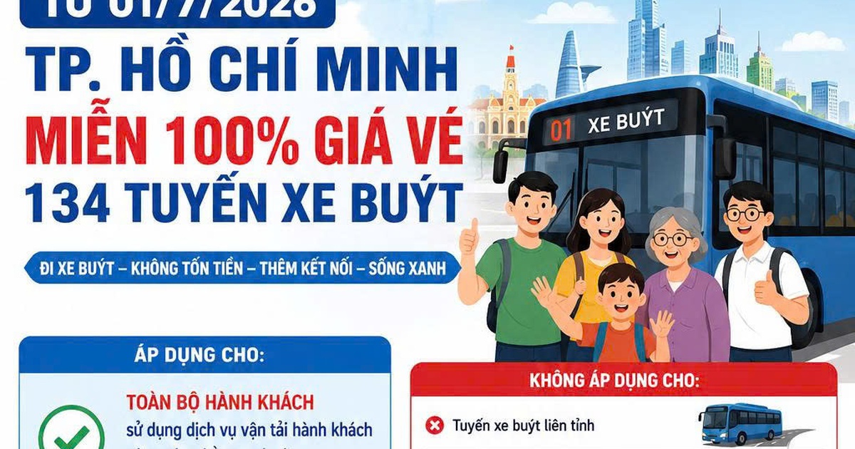 Danh sách hơn 130 tuyến xe buýt người dân TP.HCM đi không mất tiền, từ 1.7