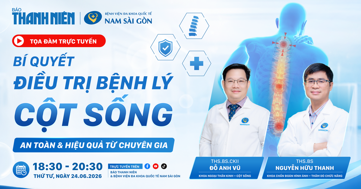 Live Tư vấn trực tuyến: Bí quyết điều trị bệnh lý cột sống an toàn và hiệu quả