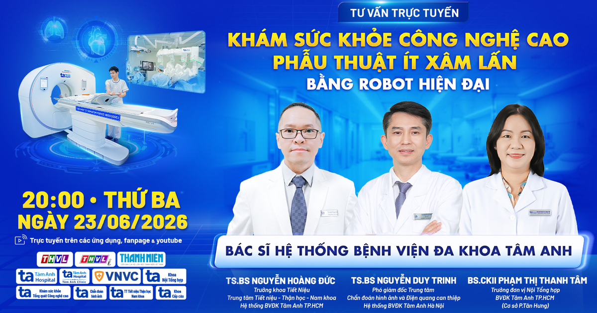 Khám sức khỏe công nghệ cao & phẫu thuật ít xâm lấn bằng robot hiện đại