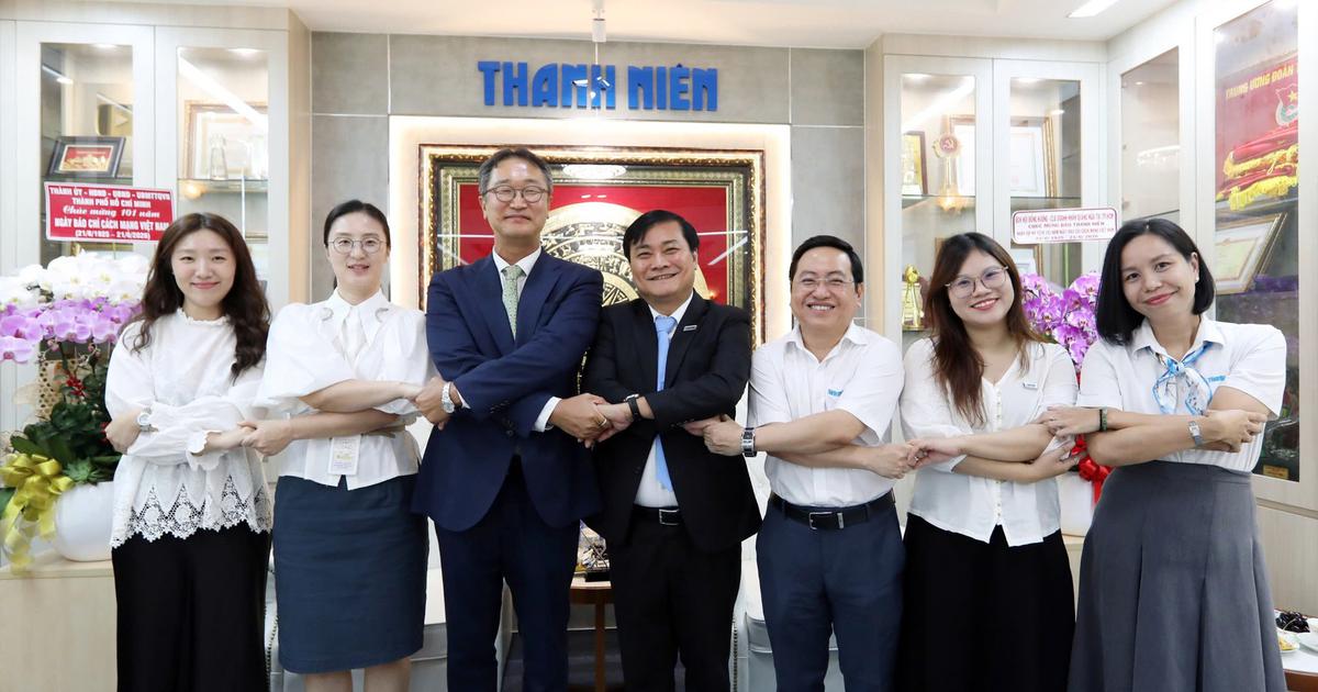 Tổng lãnh sự Hàn Quốc thăm Báo Thanh Niên, gợi mở nhiều dư địa hợp tác