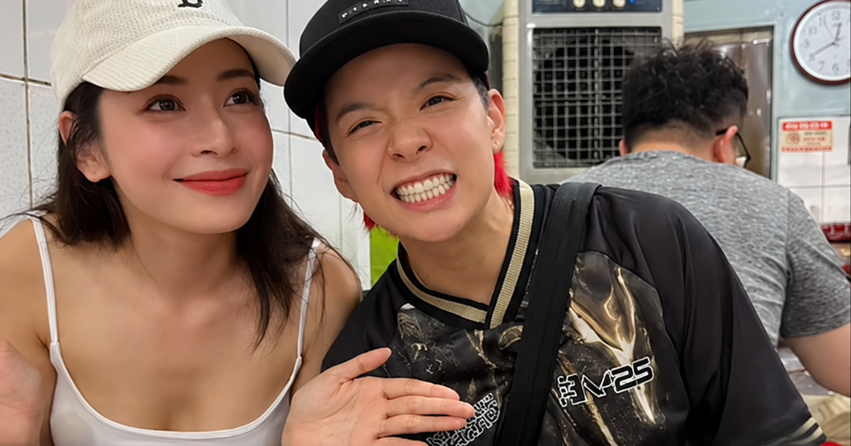 Chi Pu dẫn Amber Liu đi ăn cơm tấm, gỏi cuốn, bún bò