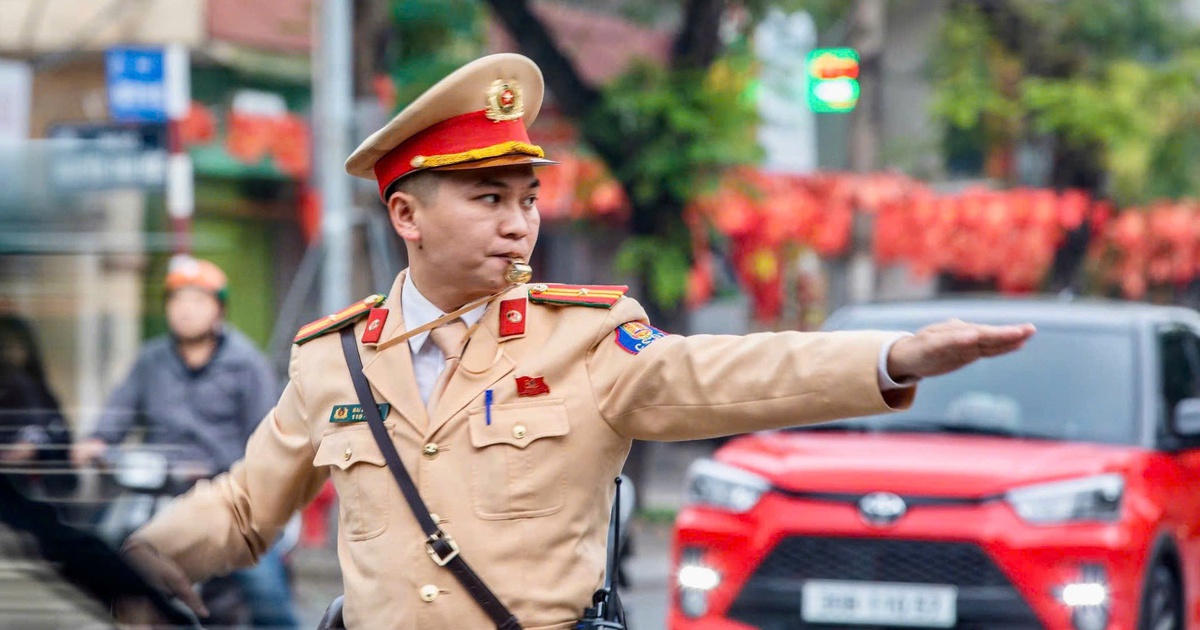 Công an Hà Nội phân luồng phục vụ Đại hội Đoàn toàn quốc lần thứ XIII