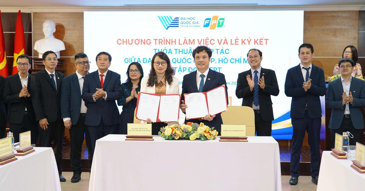 ĐH Quốc gia TP.HCM và Tập đoàn FPT hợp tác đào tạo, nghiên cứu công nghệ lõi